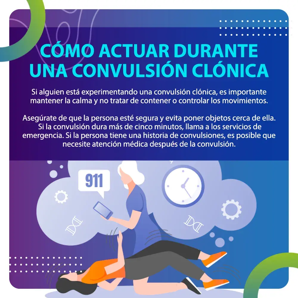 Durante una convulsión es importante mantener la calma y no controlar el movimiento