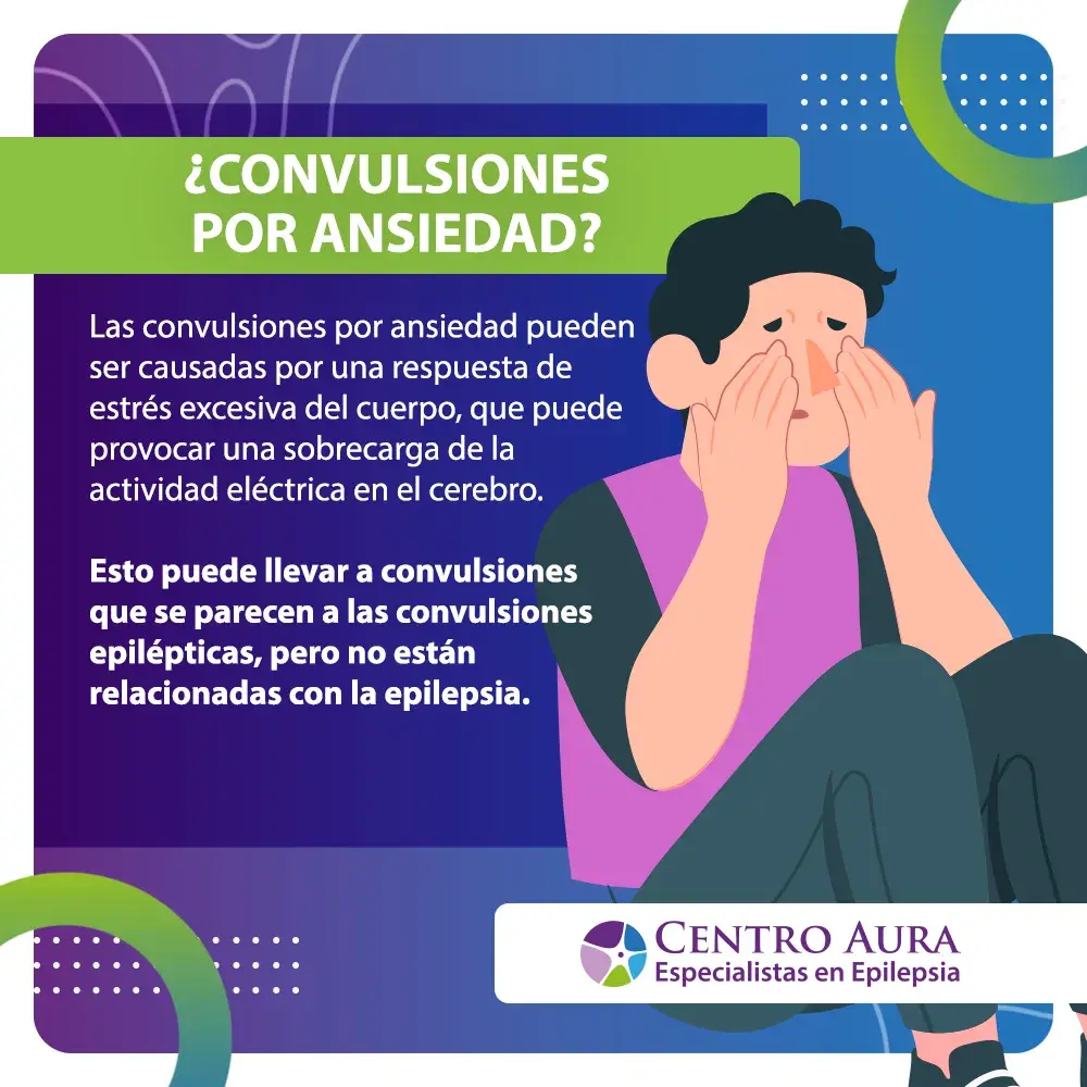 La ansiedad puede provocar tipo convulsiones no relacionadas con la epilepsia.