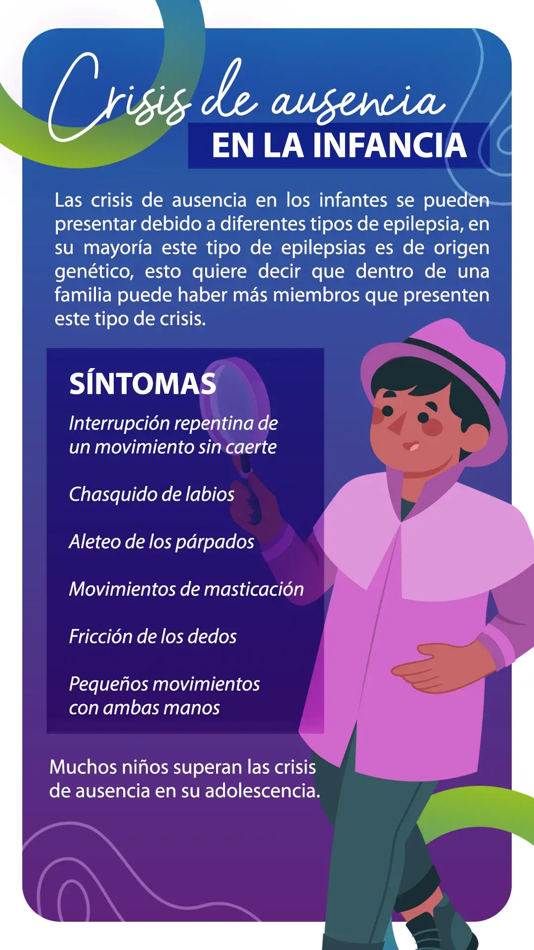 Las crisis de ausencia en la infancia